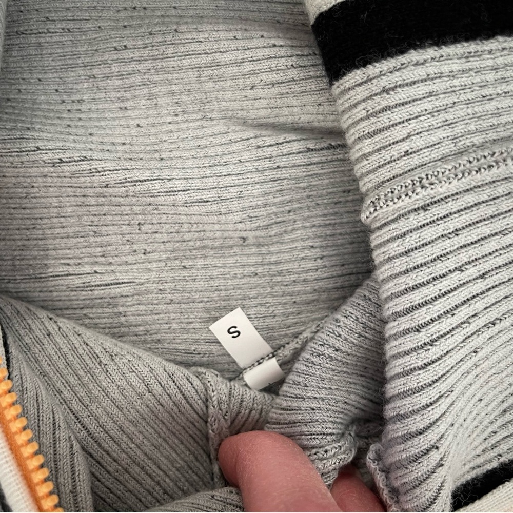 Gray Zip-Up Women's Bodysuit - Picture 7 of 7